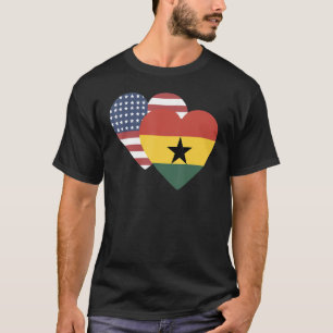 Camiseta Bandera nacional de recuerdo de Ghana para hombres