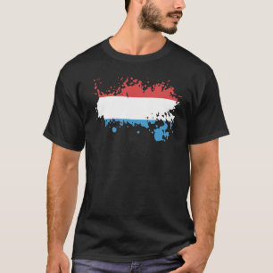 Camiseta Bandera nacional de recuerdo de Luxemburgo para mu