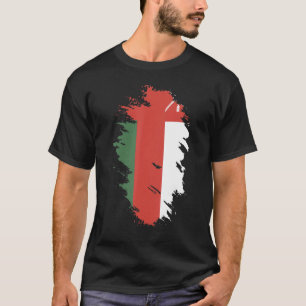 Camiseta Bandera nacional de recuerdo de Omán para hombres