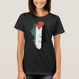 Camiseta Bandera nacional de recuerdo de Palestina para hom