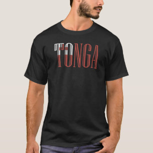 Camiseta Bandera nacional de recuerdo de Tonga para hombres