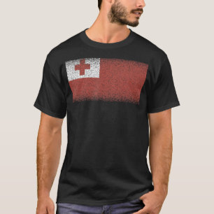 Camiseta Bandera nacional de recuerdo de Tonga para hombres