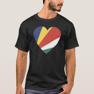 Camiseta Bandera Nacional de Seychelles recuerdo para hombr