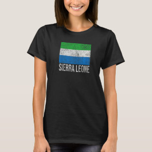 CAMISETA BANDERA NACIONAL DE SIERRA LEONA FREETOWN 1