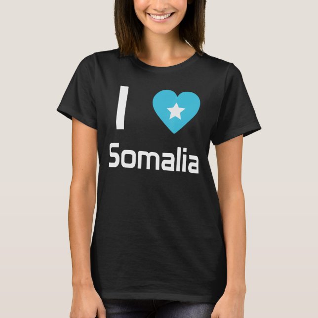 Camiseta Bandera nacional de Somalia de recuerdo para hombr (Anverso)