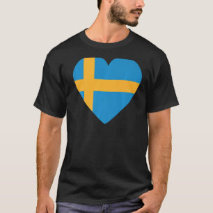 Camiseta Bandera nacional de Suecia de recuerdo para hombre