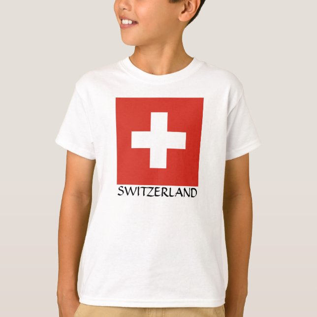 Camiseta Bandera nacional de Suiza (Anverso)