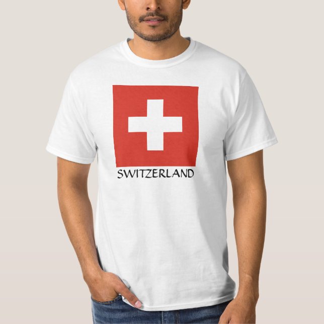 Camiseta Bandera nacional de Suiza (Anverso)