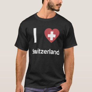 Camiseta Bandera nacional de Suiza de recuerdo para hombres