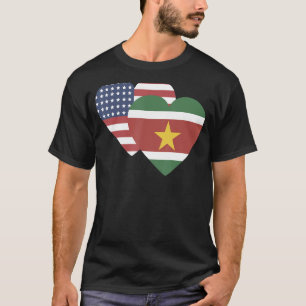 Camiseta Bandera nacional de Suriname de recuerdo para homb