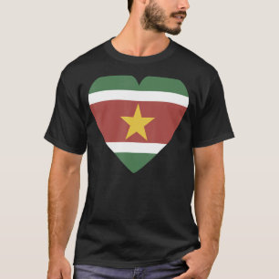Camiseta Bandera nacional de Suriname de recuerdo para homb