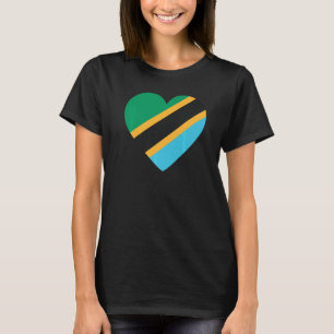Camiseta Bandera nacional de Tanzania de recuerdo para homb