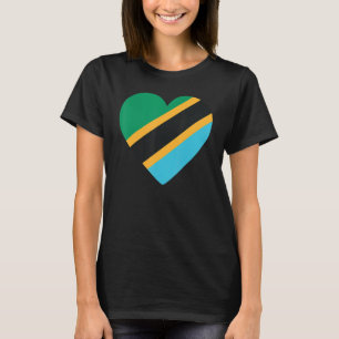 Camiseta Bandera nacional de Tanzania de recuerdo para homb