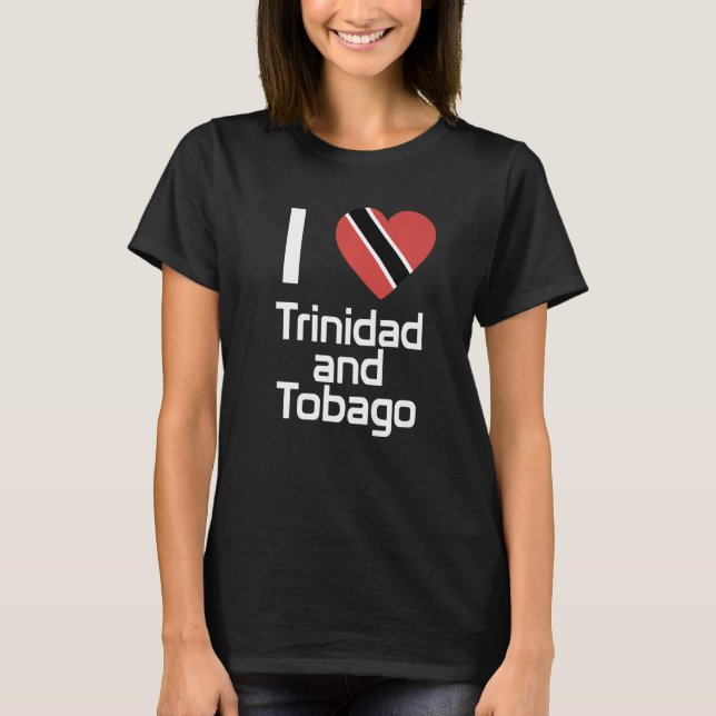 Camiseta Bandera nacional de Trinidad de recuerdo para homb (Anverso)