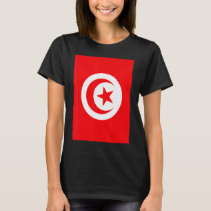 Camiseta Bandera nacional de Túnez virgen