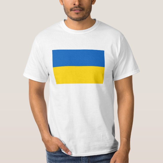 Camiseta Bandera nacional de Ucrania (Anverso)