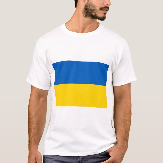 Camiseta Bandera nacional de Ucrania/к р а ї н а (Anverso)