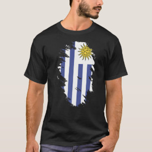 Camiseta Bandera nacional de Uruguay de recuerdo para hombr