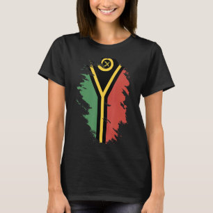 Camiseta Bandera nacional de Vanuatu souvenir para hombres