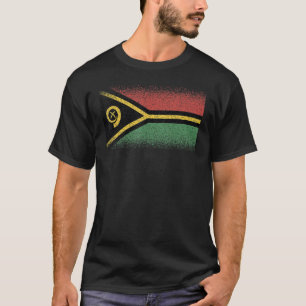 Camiseta Bandera nacional de Vanuatu souvenir para hombres