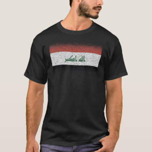 Camiseta Bandera nacional del Iraq de recuerdo para hombres