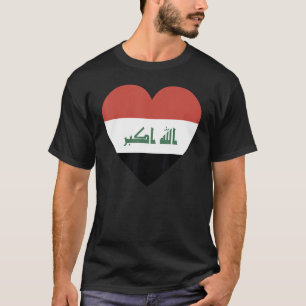 Camiseta Bandera nacional del Iraq de recuerdo para hombres