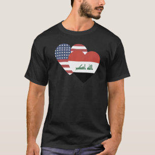 Camiseta Bandera nacional del Iraq de recuerdo para hombres