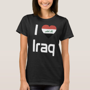 Camiseta Bandera nacional del Iraq de recuerdo para hombres
