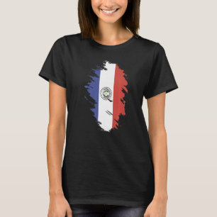 Camiseta Bandera nacional del Paraguay de recuerdo para hom