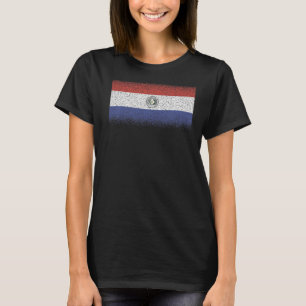 Camiseta Bandera nacional del Paraguay de recuerdo para hom