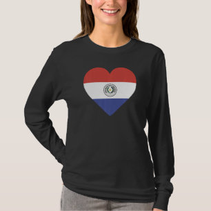 Camiseta Bandera nacional del Paraguay de recuerdo para hom