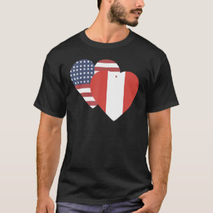 Camiseta Bandera Nacional del Perú de recuerdo para hombres