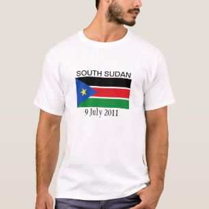 Camiseta Bandera nacional del sur de Sudán