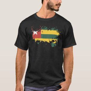 Camiseta Bandera nacional del Togo de recuerdo para hombres