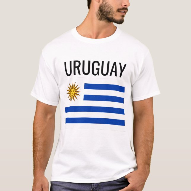 Camiseta Bandera Nacional del Uruguay // (Anverso)