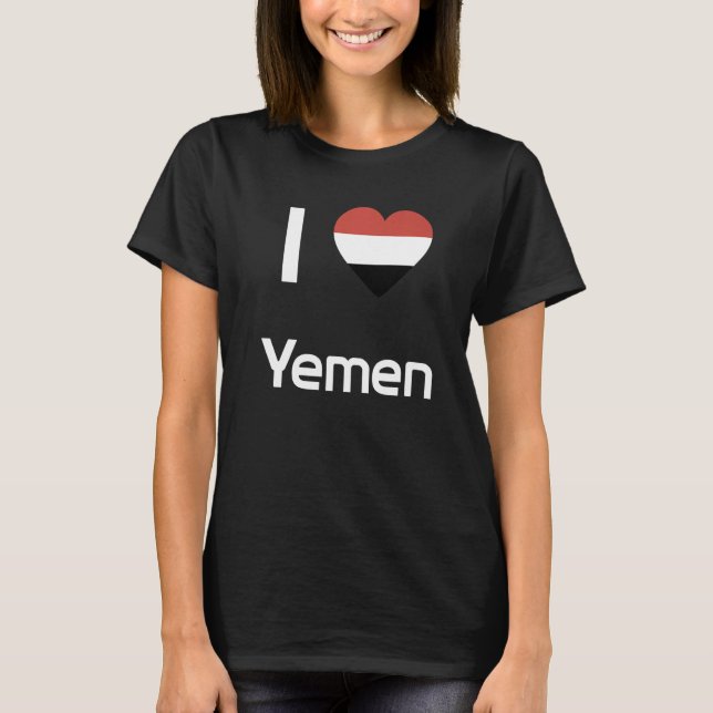 Camiseta Bandera nacional del Yemen de recuerdo para hombre (Anverso)