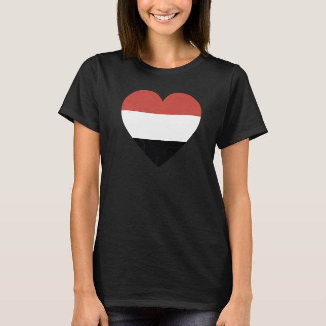 Camiseta Bandera nacional del Yemen de recuerdo para hombre (Anverso)