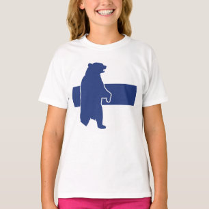 Camiseta Bandera nacional finlandesa de los animales