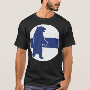 Camiseta Bandera nacional finlandesa de los animales