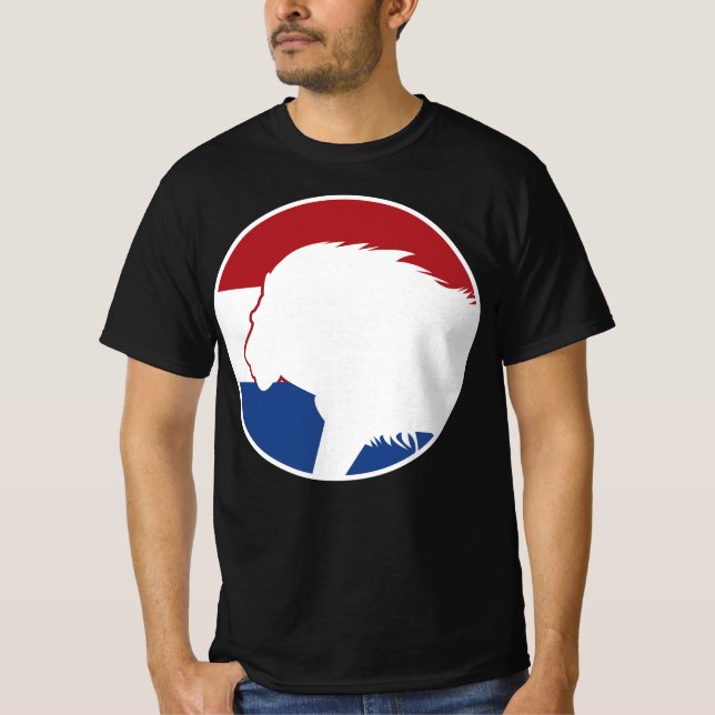Camiseta Bandera nacional holandesa de los animales leones (Anverso)