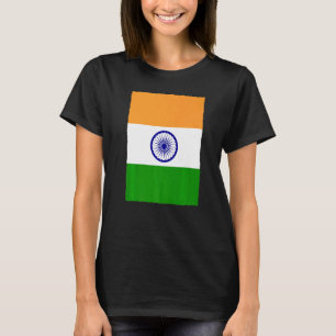 Camiseta Bandera nacional india retro vintage