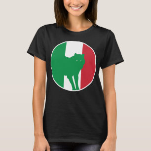 Camiseta Bandera nacional italiana del lobo de Italia