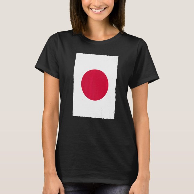 Camiseta Bandera nacional japonesa retro vintage (Anverso)