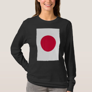 Camiseta Bandera nacional japonesa retro vintage