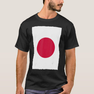 Camiseta Bandera nacional japonesa retro vintage