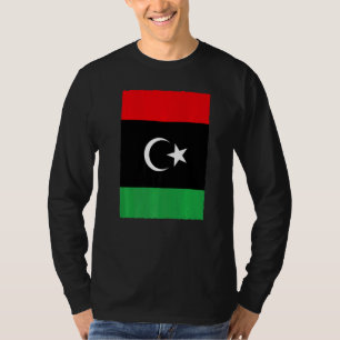 Camiseta Bandera nacional libia retro vintage