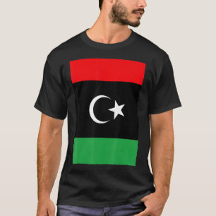 Camiseta Bandera nacional libia retro vintage