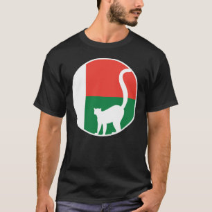 Camiseta Bandera nacional malgache de Lemur