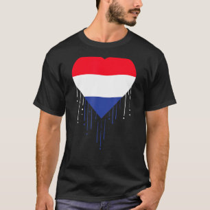 Camiseta Bandera nacional neerlandesa Holanda Orgullo holan