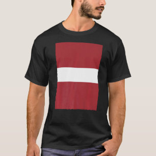 Camiseta Bandera nacional retro vintage de Letonia